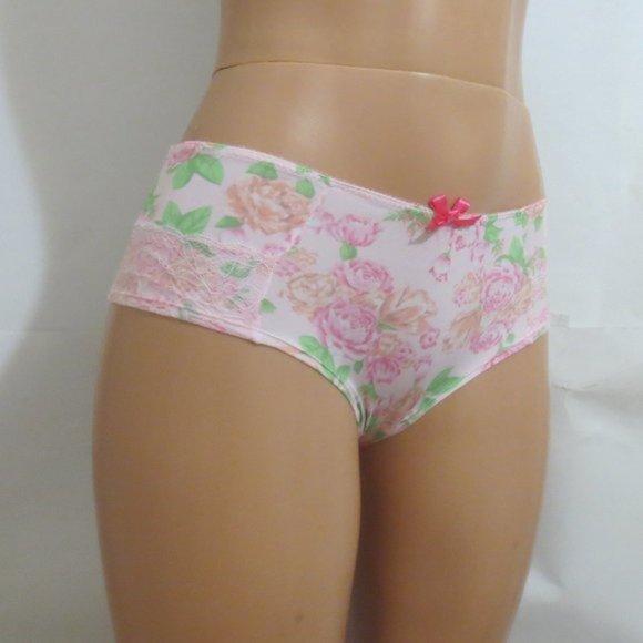 sophie b. Intimates & Sleepwear For Bundles Only Sophie B Lace Panties Pink Green Floral S